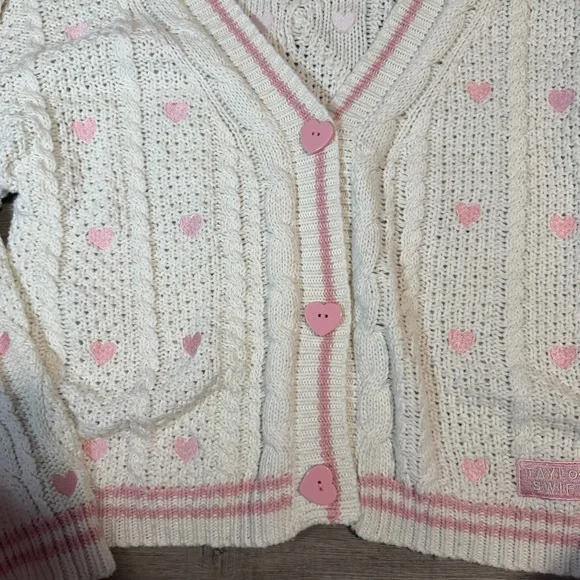 Taylor Swift Lover Oversized Button Front Cardigan M/L - Picture 7 of 8